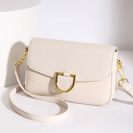 Cow Leather Shoulder Crossbody Bag
