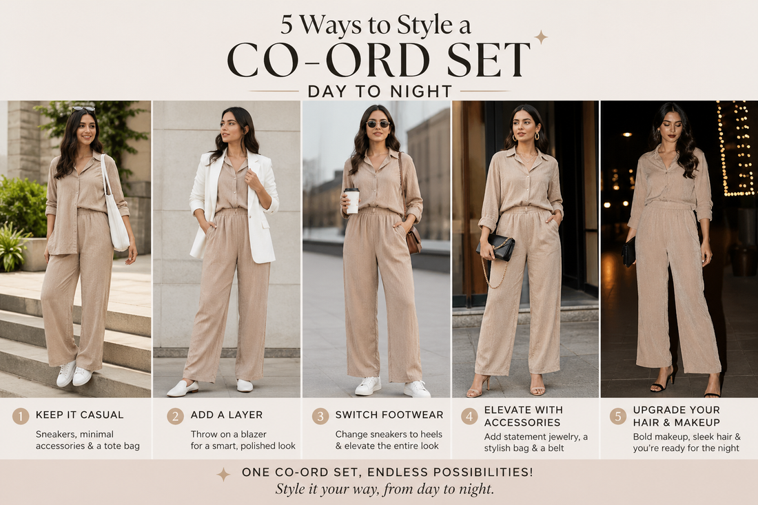 5 Ways to Style a Co-Ord Set Day to Night