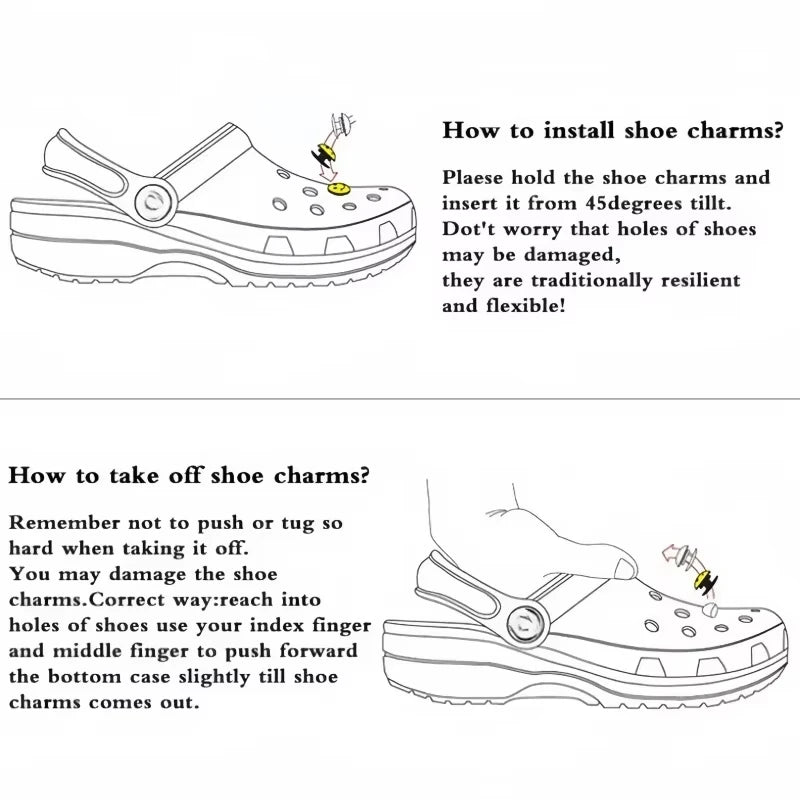 New Hello Kitty Plush Shoes Charms Set  for Clogs, Sandals & Bags DIY Anime Shoe Accessories For Xmas Party Gifts Favo