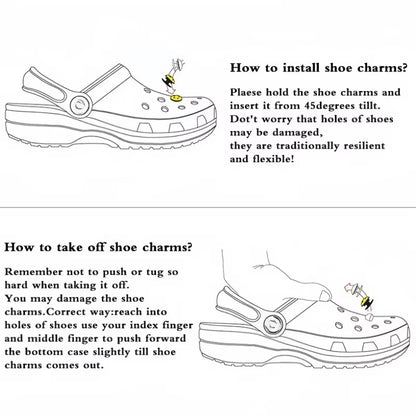 New Hello Kitty Plush Shoes Charms Set  for Clogs, Sandals & Bags DIY Anime Shoe Accessories For Xmas Party Gifts Favo