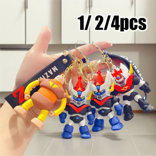 New Cartoon Teletubbies Flocking Keychain Anime For Children Teletubbies Toy Bags Keychain Birthday Gift Car Phone Pendent