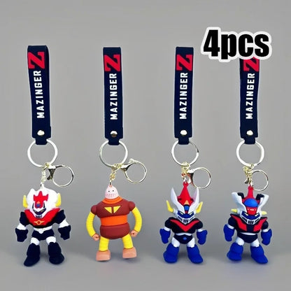 New Cartoon Teletubbies Flocking Keychain Anime For Children Teletubbies Toy Bags Keychain Birthday Gift Car Phone Pendent