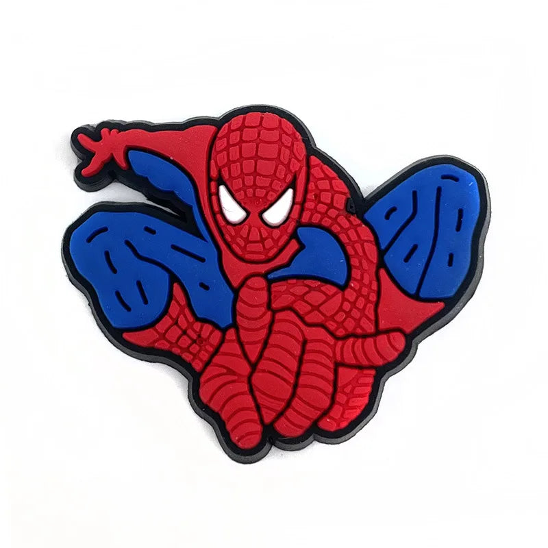 Random 10-50Pcs Marvel Series Shoe Charms For Key Chain Sandals Beach Bags, DIY Shoe Decorations Accessories Shoes Pins