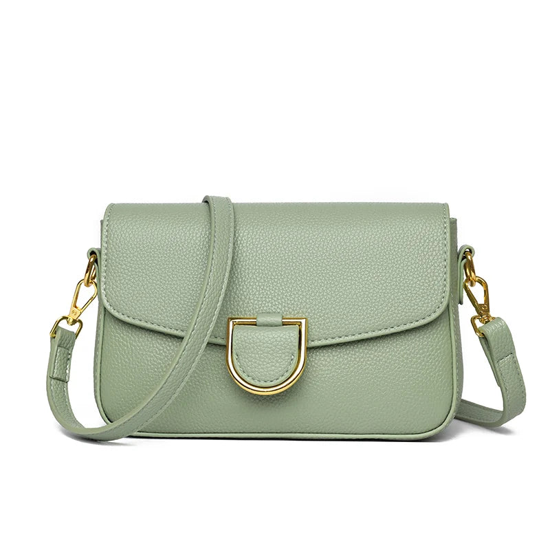 Cow Leather Shoulder Crossbody Bag