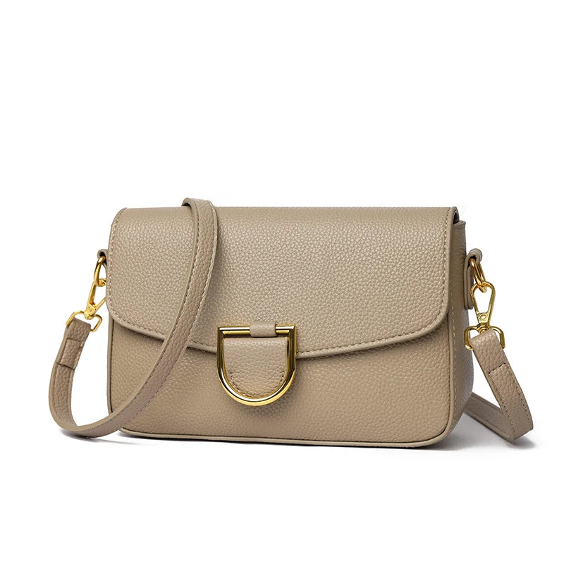 Cow Leather Shoulder Crossbody Bag