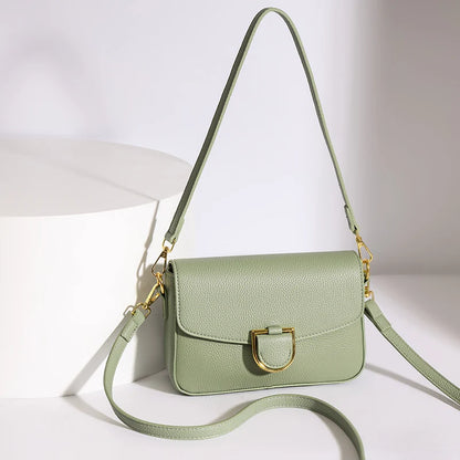 Cow Leather Shoulder Crossbody Bag