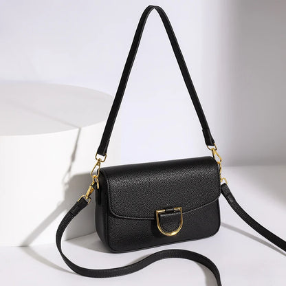 Cow Leather Shoulder Crossbody Bag