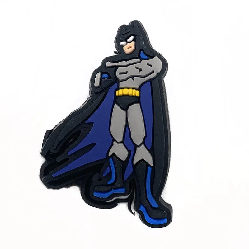 9Pcs Marvel Series Shoe Charms For Shoe Key Chain Sandals Beach Bags, PVC DIY Shoe Decorations Accessories Shoes Pin