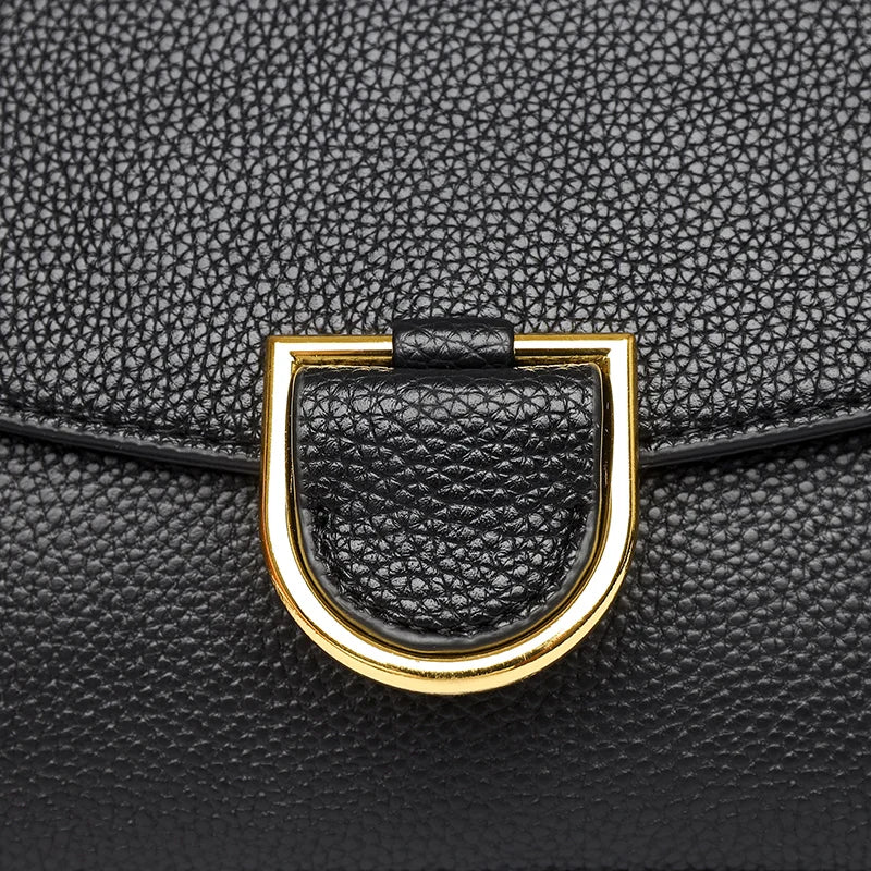 Cow Leather Shoulder Crossbody Bag