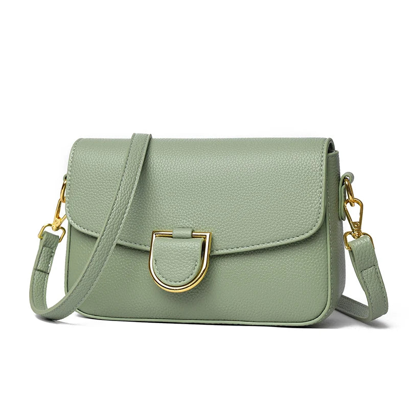 Cow Leather Shoulder Crossbody Bag