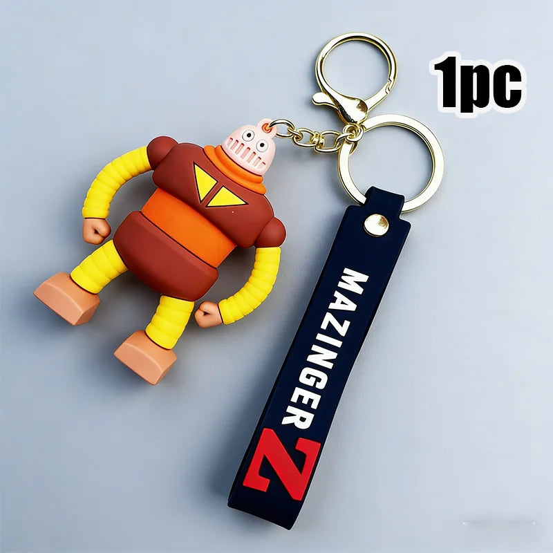New Cartoon Teletubbies Flocking Keychain Anime For Children Teletubbies Toy Bags Keychain Birthday Gift Car Phone Pendent