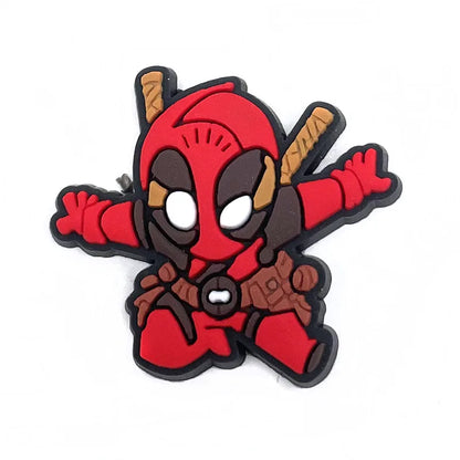 Random 10-50Pcs Marvel Series Shoe Charms For Key Chain Sandals Beach Bags, DIY Shoe Decorations Accessories Shoes Pins