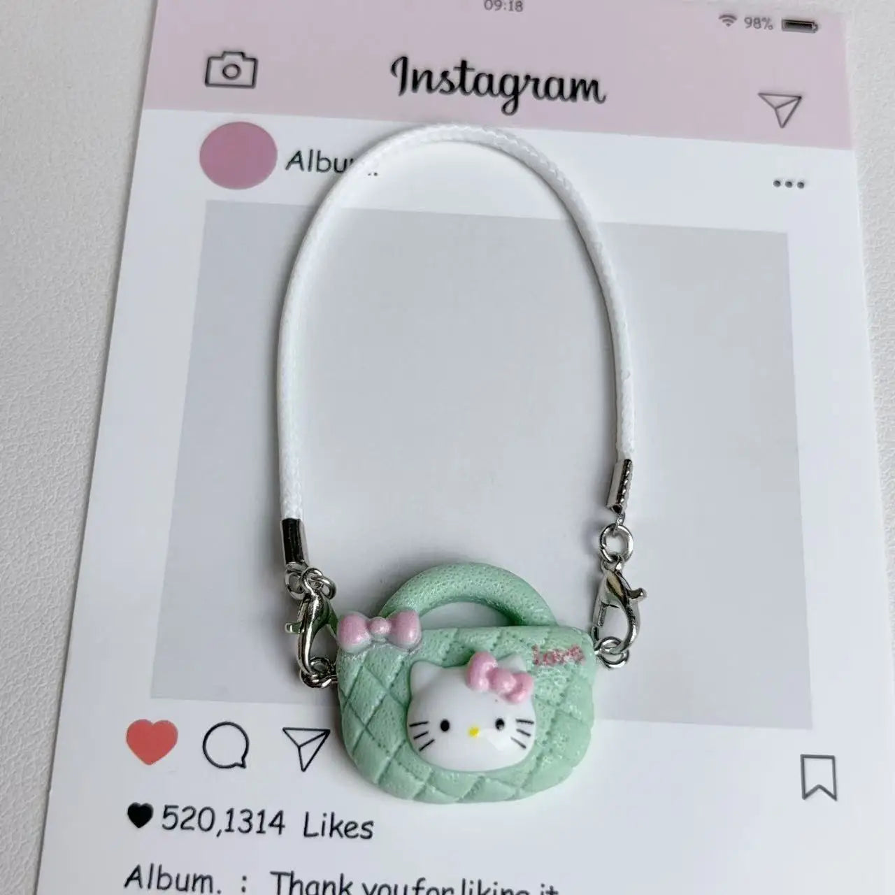 Doll Accessory Shoulder Bags for 17cm Doll Mini DIY Mobile Kittys Cat Bag Keychain Toy Dollhouse Hanging Accessories Dollhouse