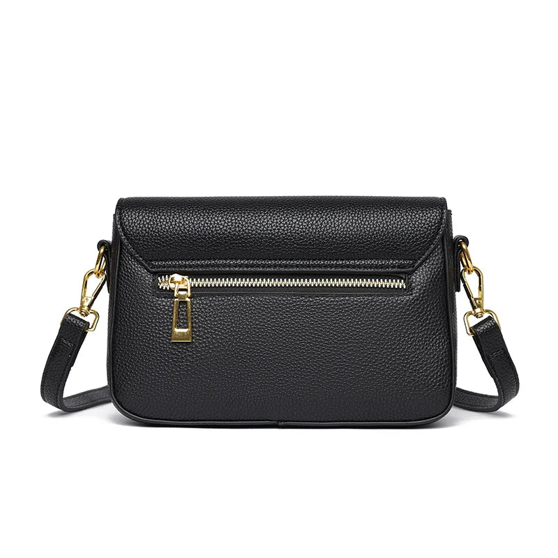 Cow Leather Shoulder Crossbody Bag