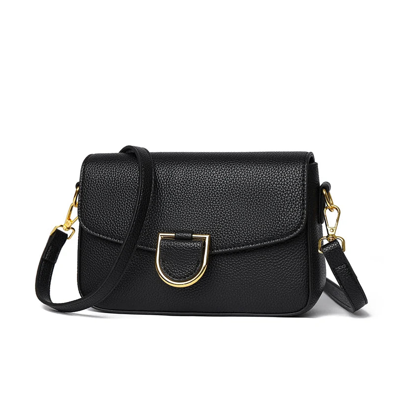 Cow Leather Shoulder Crossbody Bag