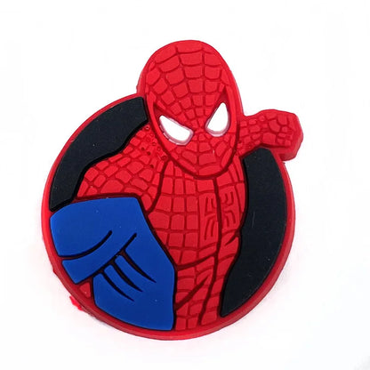Random 10-50Pcs Marvel Series Shoe Charms For Key Chain Sandals Beach Bags, DIY Shoe Decorations Accessories Shoes Pins