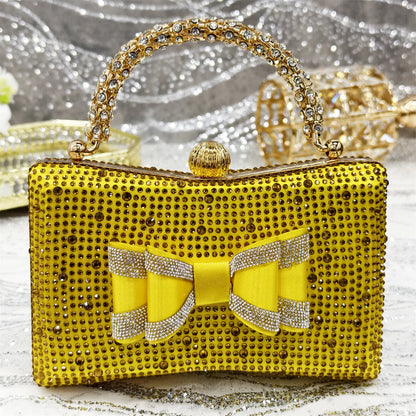 Venus Chan 2025 American Fashion Wonem Shoes And Bags for Party Rhinestone Bow Pointed-Toe Women's High Heels Wedding Shoes