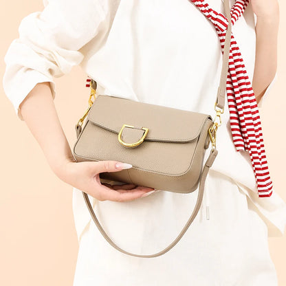 Cow Leather Shoulder Crossbody Bag