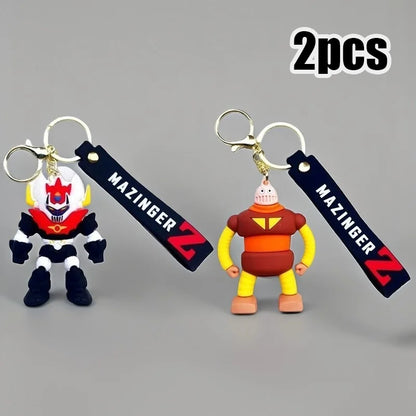 New Cartoon Teletubbies Flocking Keychain Anime For Children Teletubbies Toy Bags Keychain Birthday Gift Car Phone Pendent