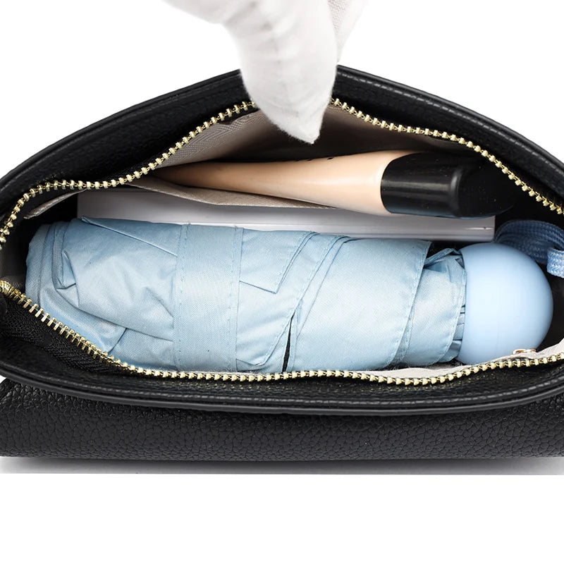 Cow Leather Shoulder Crossbody Bag