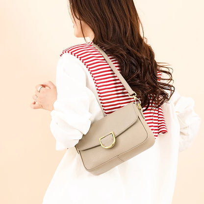 Cow Leather Shoulder Crossbody Bag