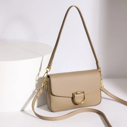Cow Leather Shoulder Crossbody Bag