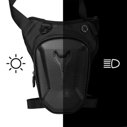 Motorcycle Leg Side Bag EVA Hard Shell Outdoor Casual Waist Bags Motorbike Mobile Phone Purse Hip Bum Pack