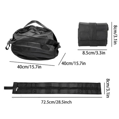 Large Foldable Shopping Bag Reusable Eco Bag Grocery Package Beach Toy Storage Bags Shoulder Cat Lemon Printing Pouch Tote Pouch