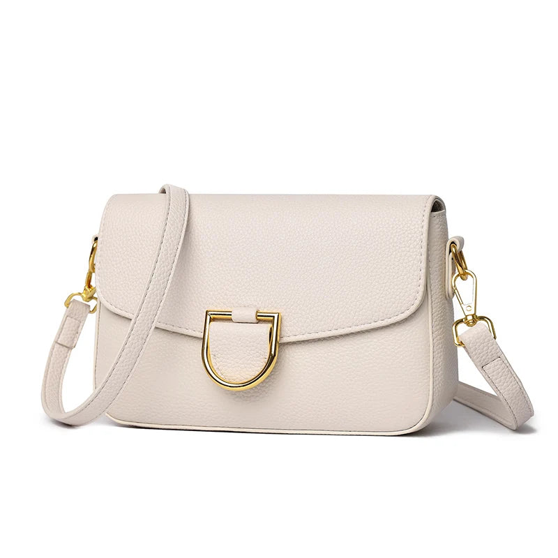 Cow Leather Shoulder Crossbody Bag