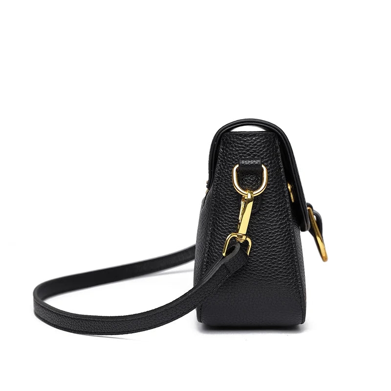 Cow Leather Shoulder Crossbody Bag