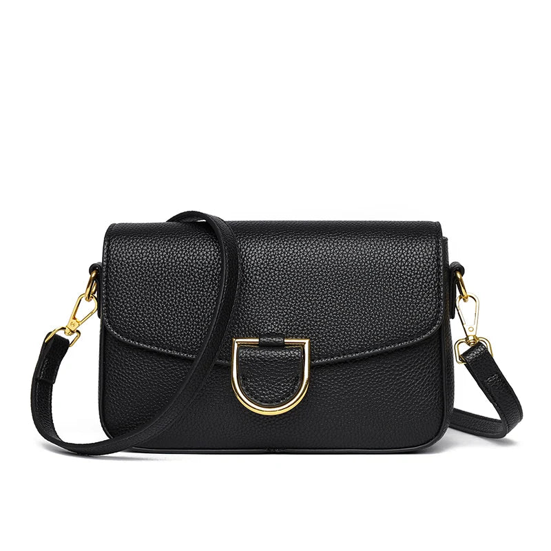 Cow Leather Shoulder Crossbody Bag
